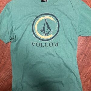 Volcom Teal Crew Neck Tee